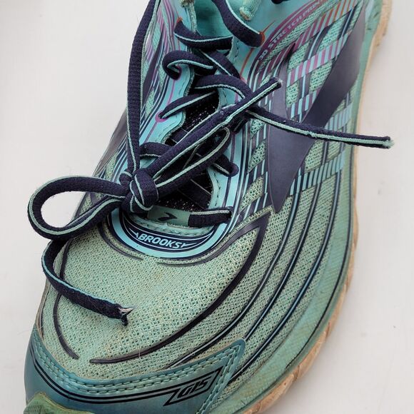 Brooks Glycerin 15 Womens Aqua Blue Size 10 B Running Shoes 1202471B476 READ - Picture 12 of 12